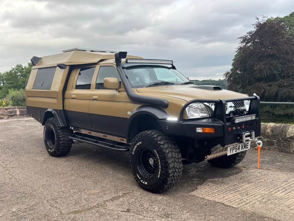 An STC Dakar Camper conversion with a hand-built aluminium body