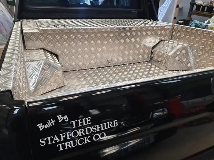 Fabrication work cut and welded in house at Staffordshire Truck Company
