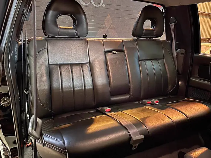 The interior of a truck built by Staffordshire Truck Company