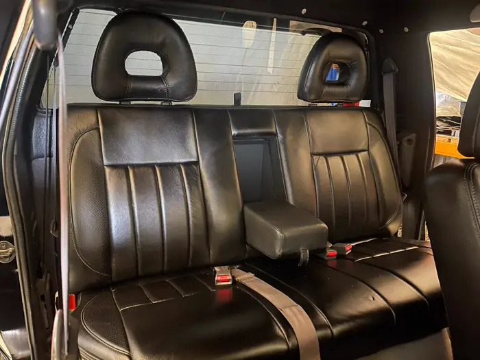 The interior of a truck built by Staffordshire Truck Company