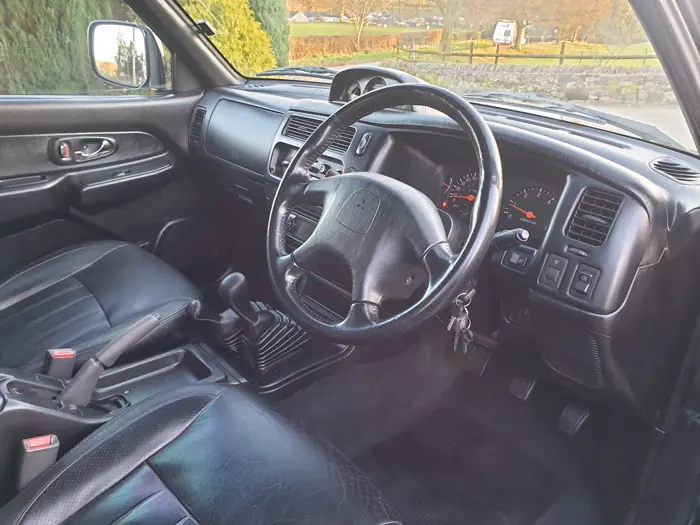The interior of a truck built by Staffordshire Truck Company
