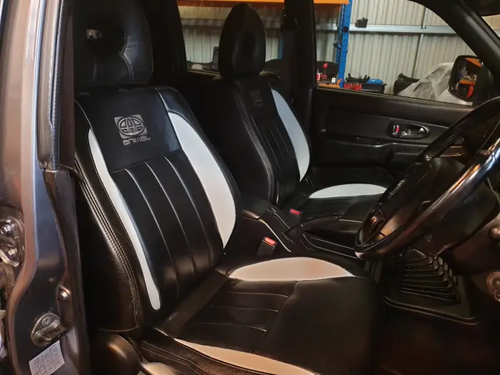 The interior of a truck built by Staffordshire Truck Company