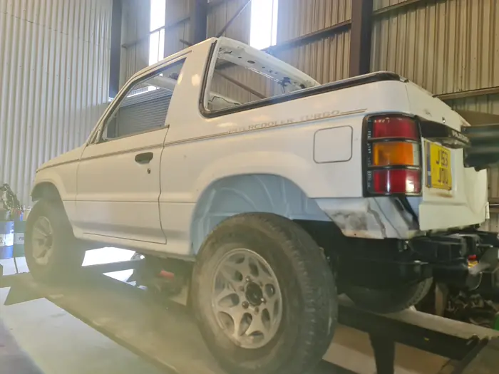 Refurbishment work under way at the Staffordshire Truck Company workshop