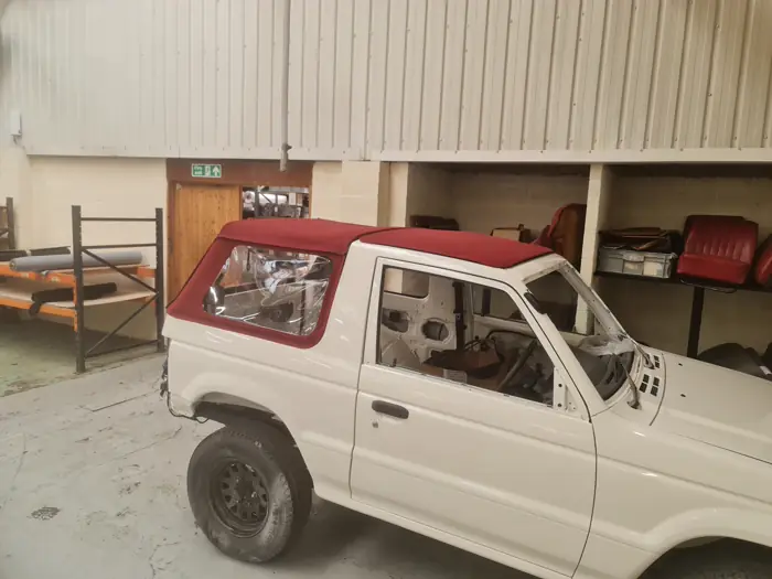 Refurbishment work under way at the Staffordshire Truck Company workshop