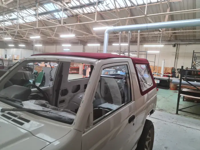 Refurbishment work under way at the Staffordshire Truck Company workshop