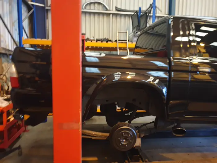 Work in progress on the ramp at the Staffordshire Truck Company workshop